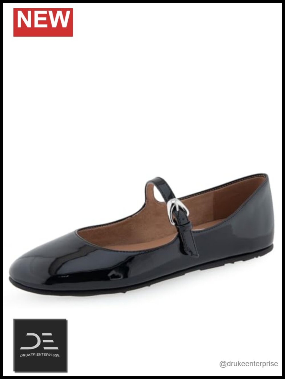 Aerosoles Perry Mary Jane Flat Faux Leather Cushioned Comfort